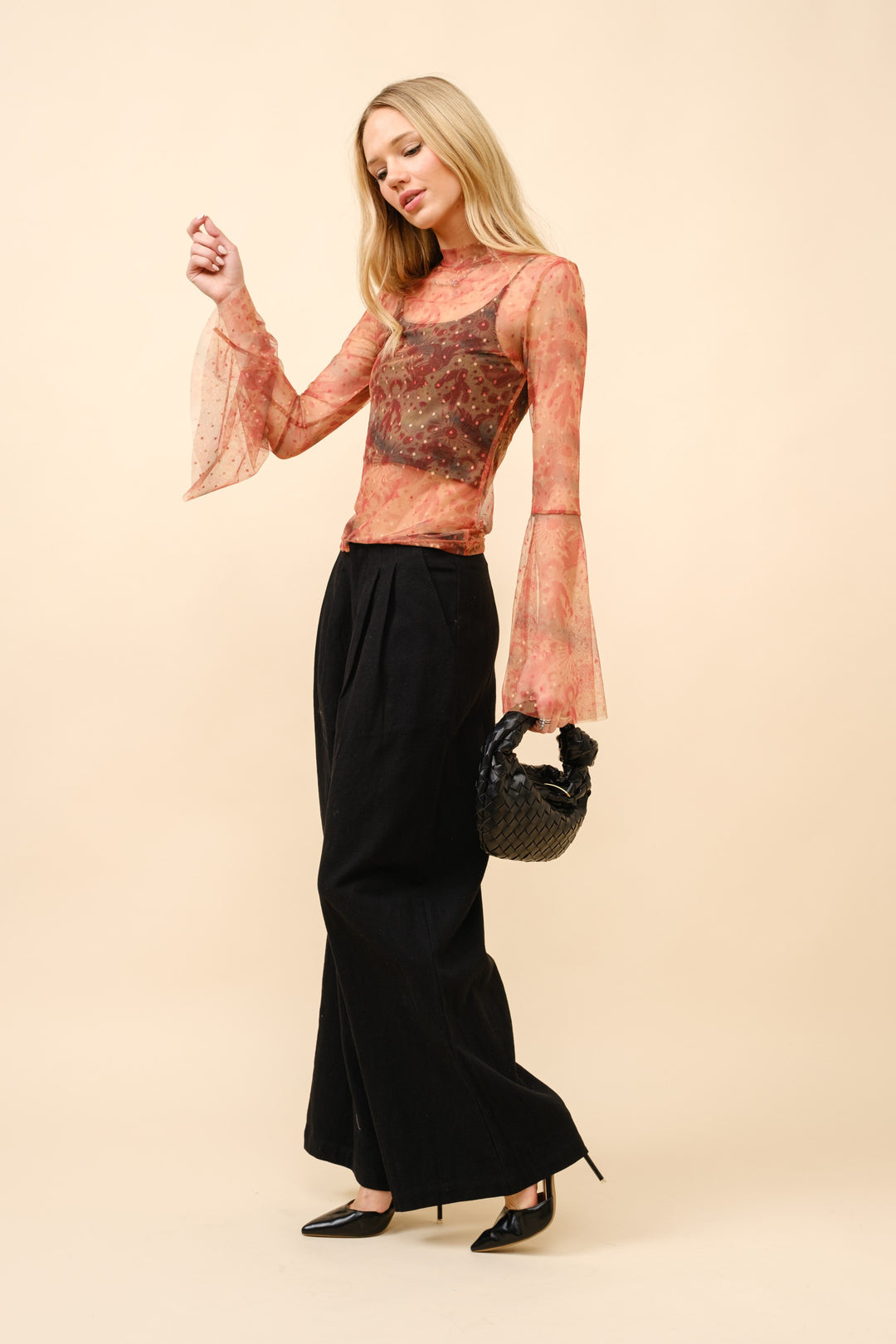 Kara Mesh Top