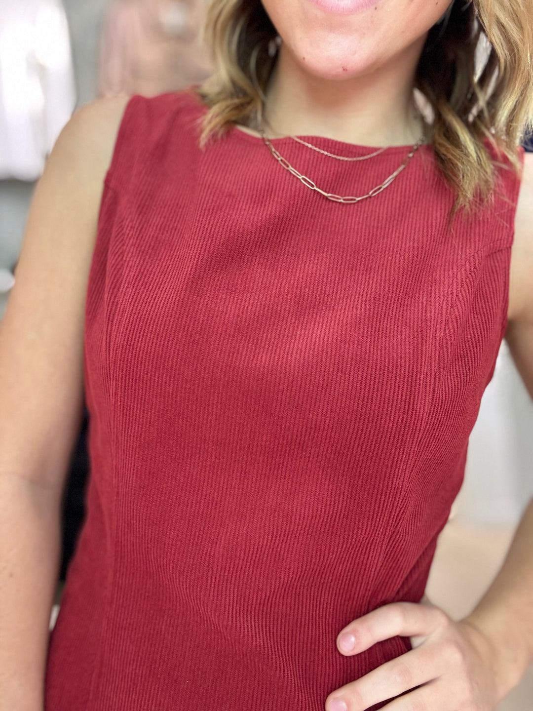 Sky Bar Corduroy Dress