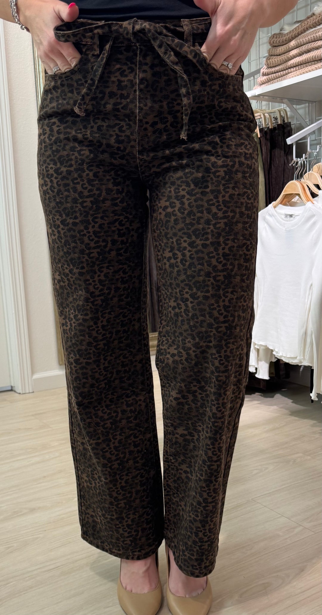 Leopard Printed Pants