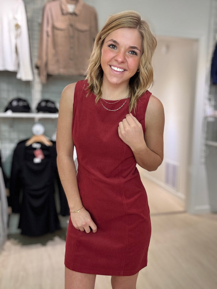Sky Bar Corduroy Dress