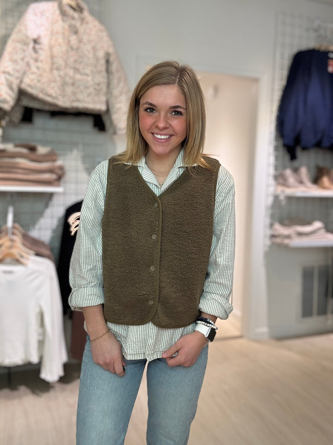 Teddy Fleece Vest