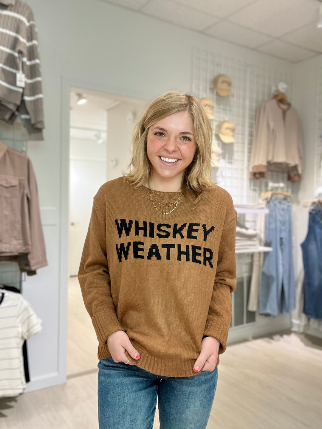 Whiskey Weather Sweater