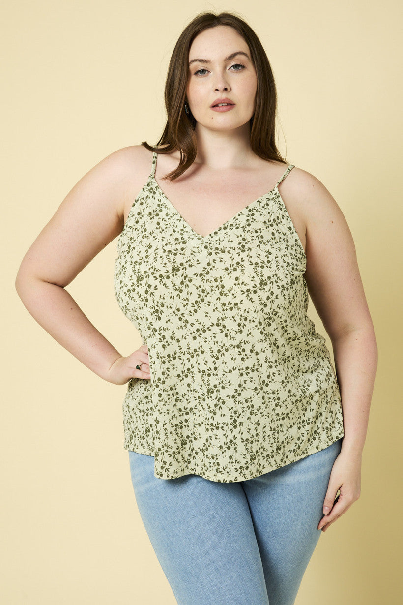 Floral Print Cami Tank