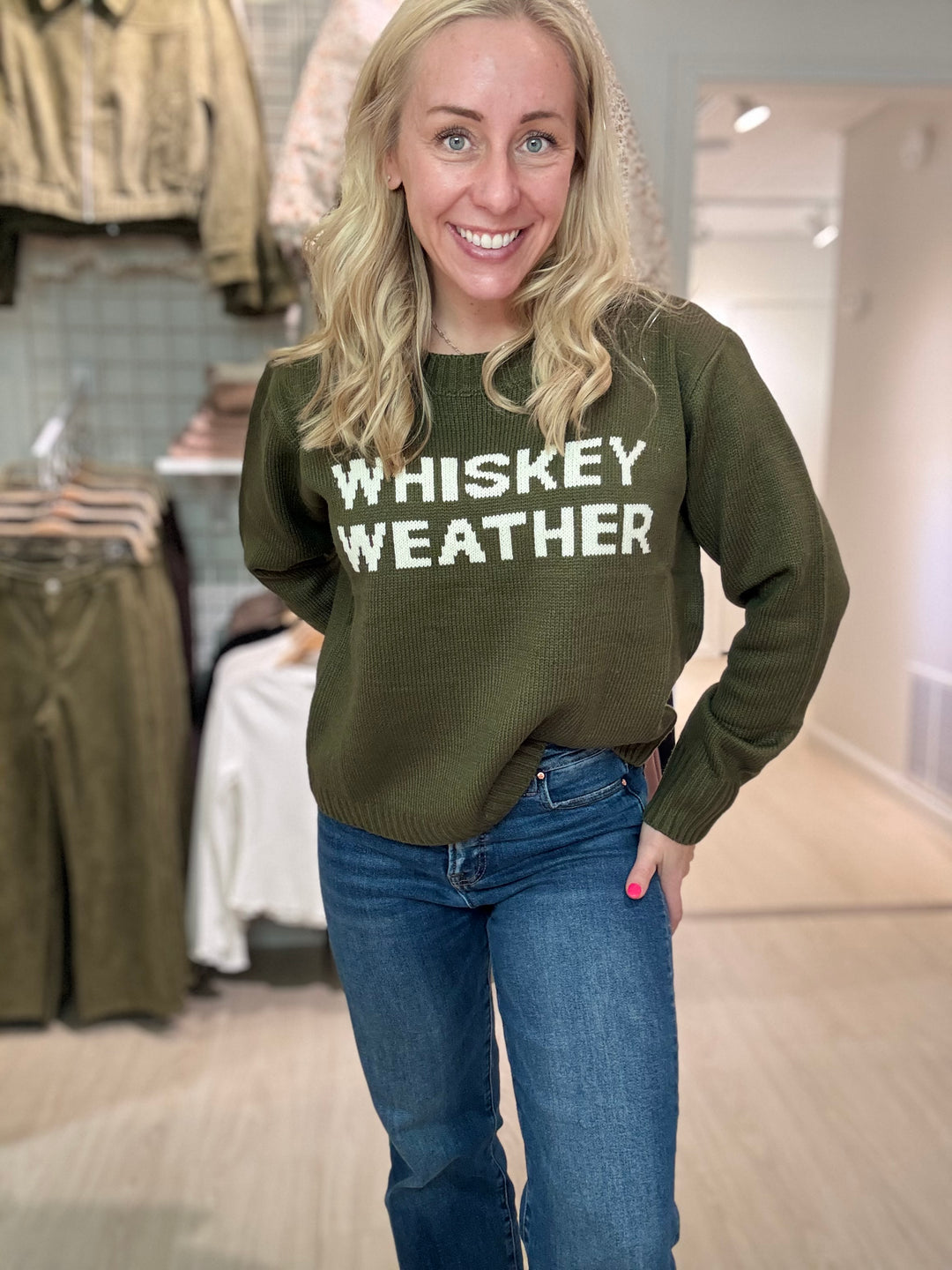 Whiskey Weather Sweater
