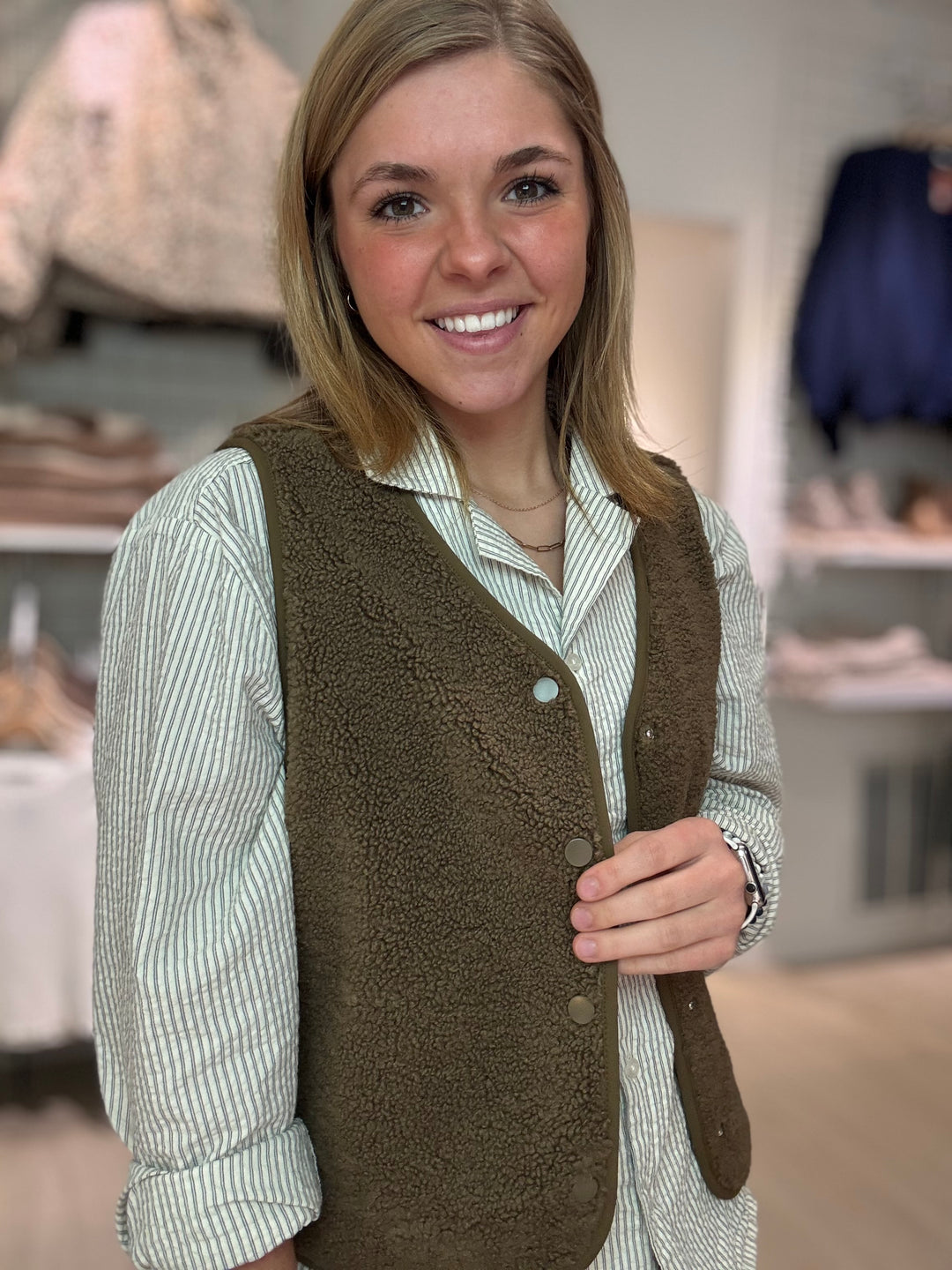Teddy Fleece Vest