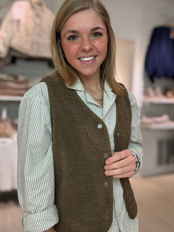 Teddy Fleece Vest