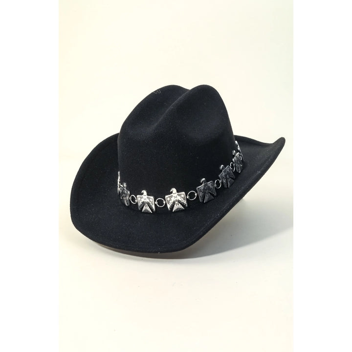 Eagle Chain Strap Cowboy Hat