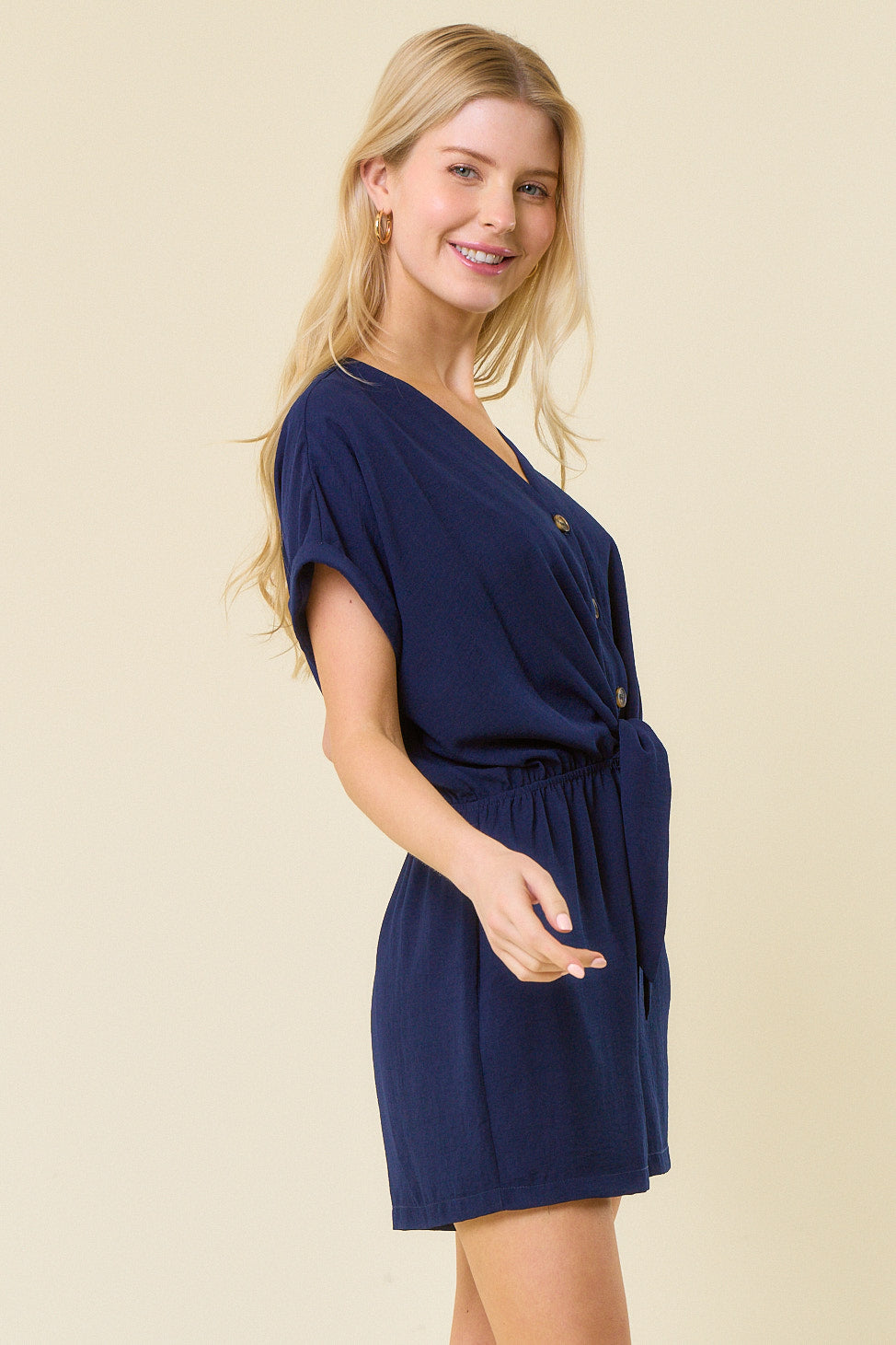 Front Tie Romper