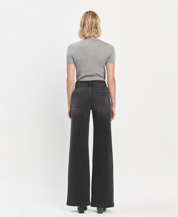 High Rise Wide Trouser Jeans