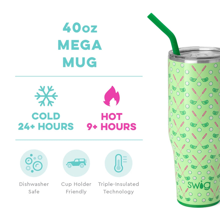 SWIG Tee Time Mega Mug (40oz)