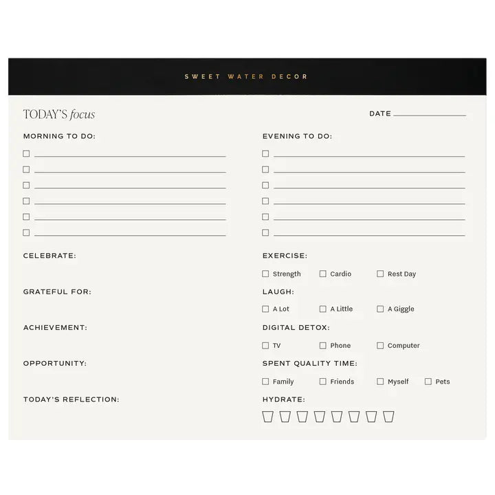 Self-Care Notepad