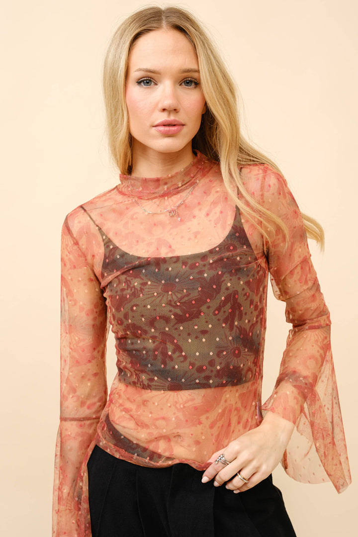 Kara Mesh Top
