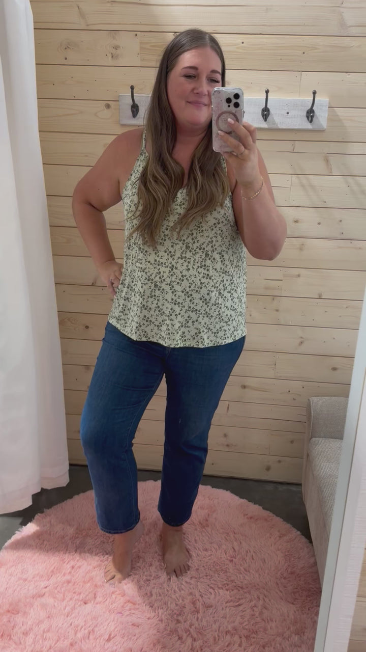 Floral Print Cami Tank