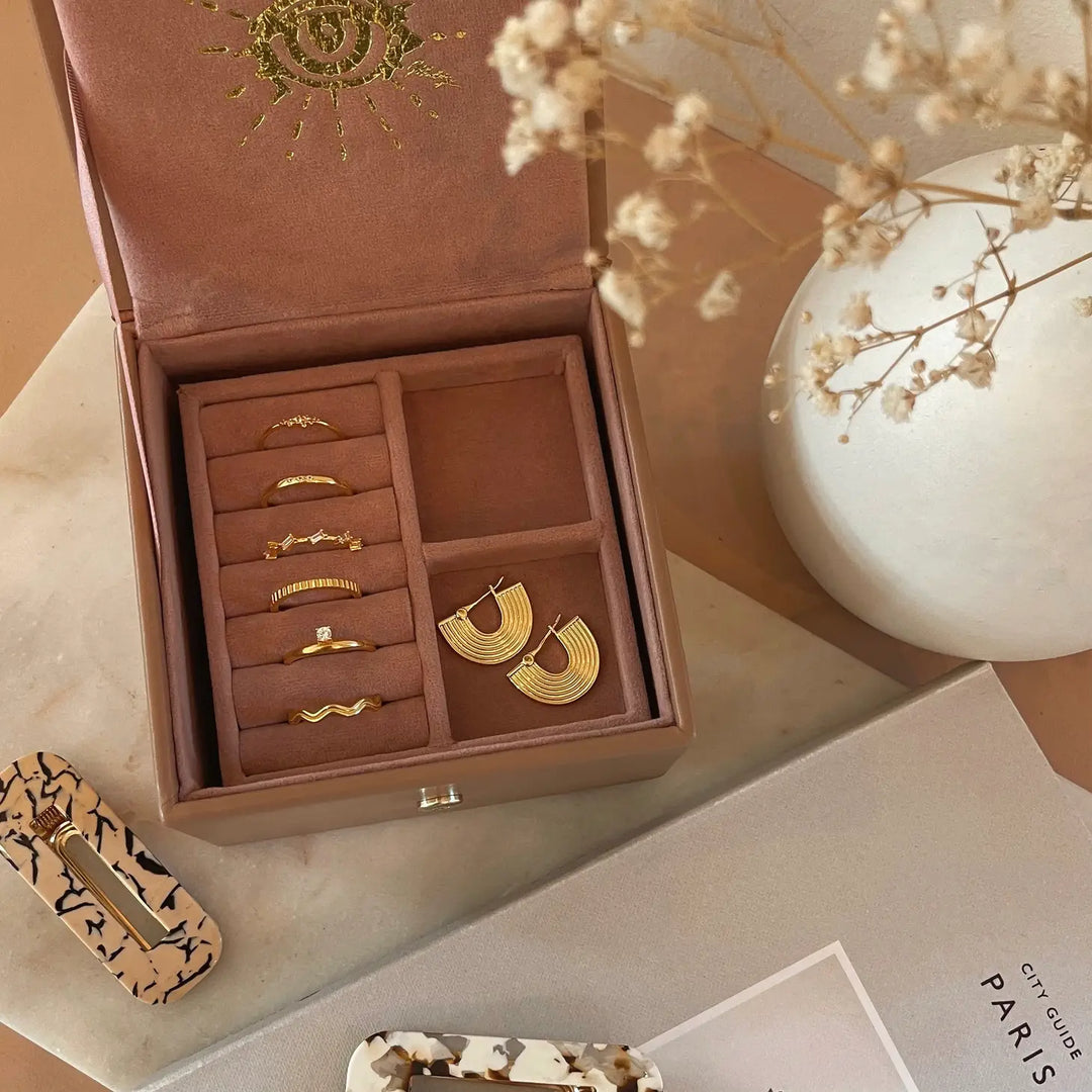Small Leather Jewelry Box | Mod + Jo