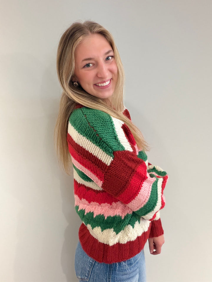 Bubblegum Christmas Sweater