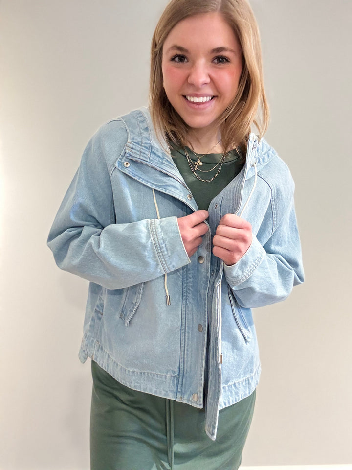 Raglan Hoodie Jacket