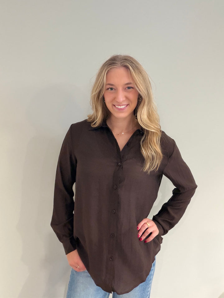 Coffee Run Button Up