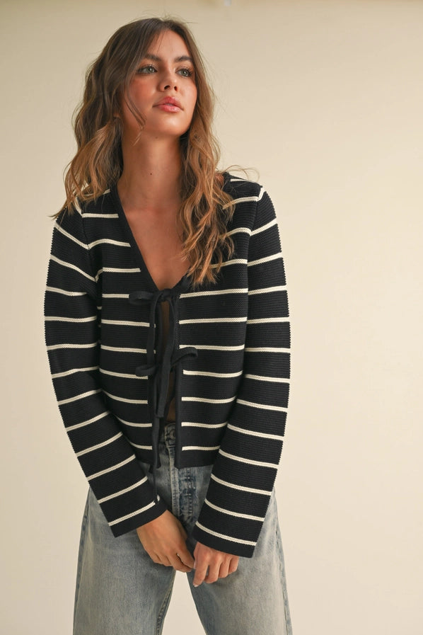 Bow Strings Cardigan