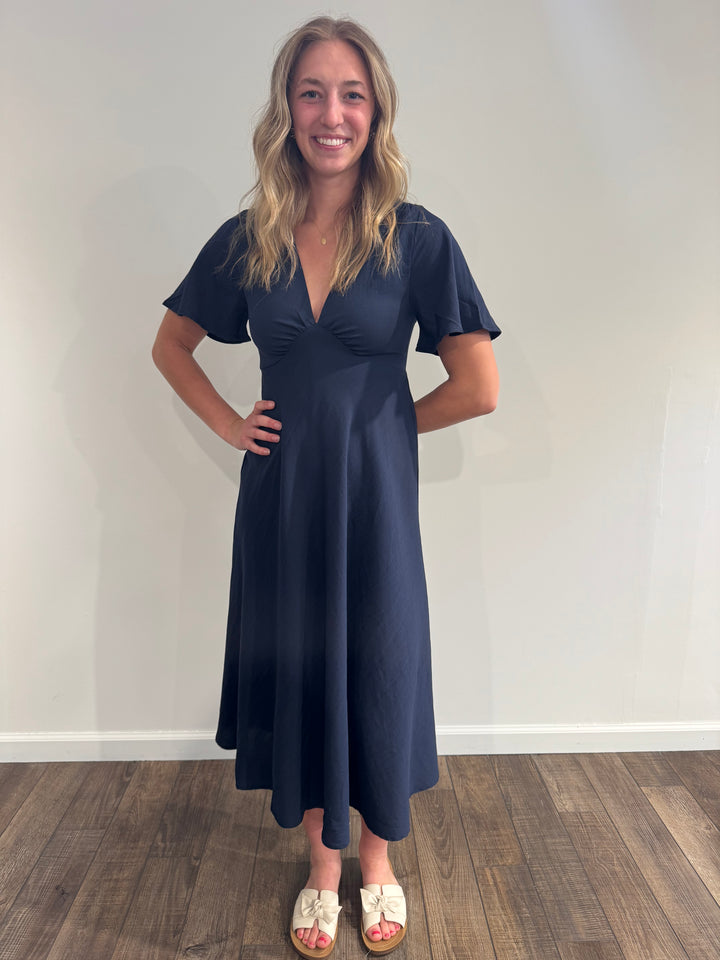 Soft Navy Dress