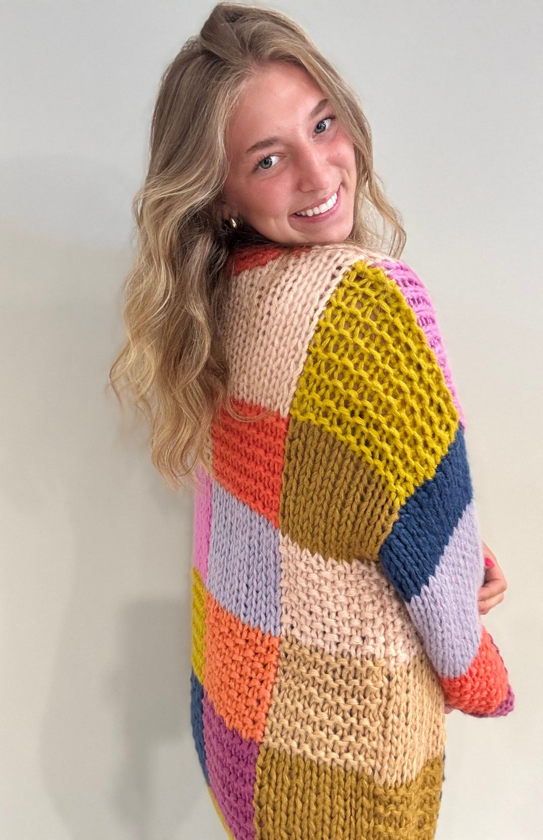 Electric Feels Handknit Cardigan
