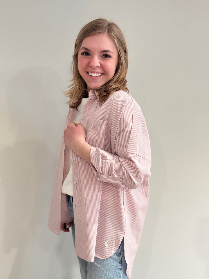 Blush Stripe Shirt