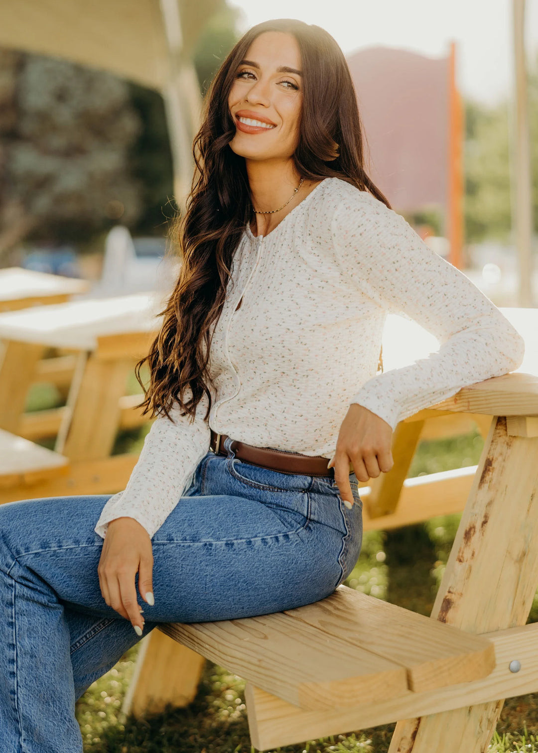 Pointelle Button Cardigan