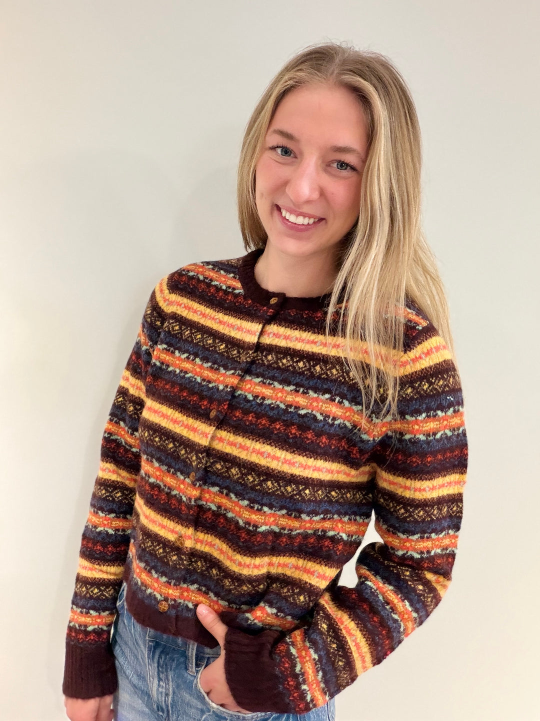 Vintage Fair Isle Cardi