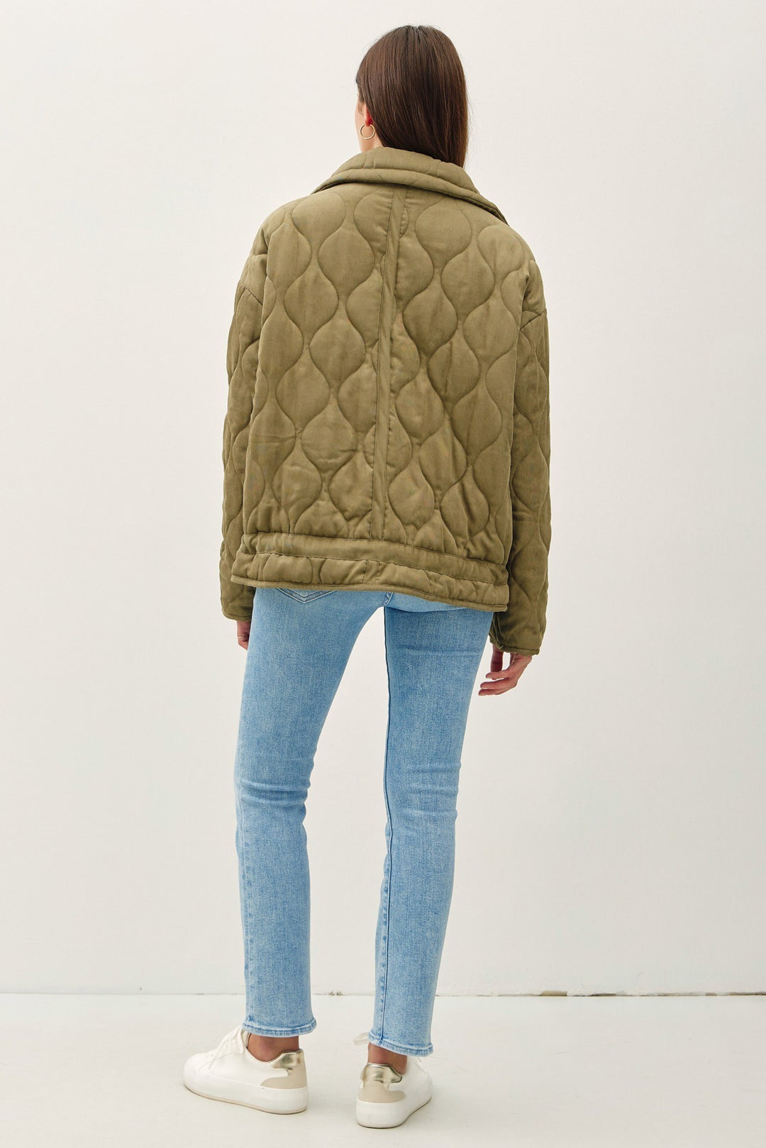 Olive Puffer Jacket