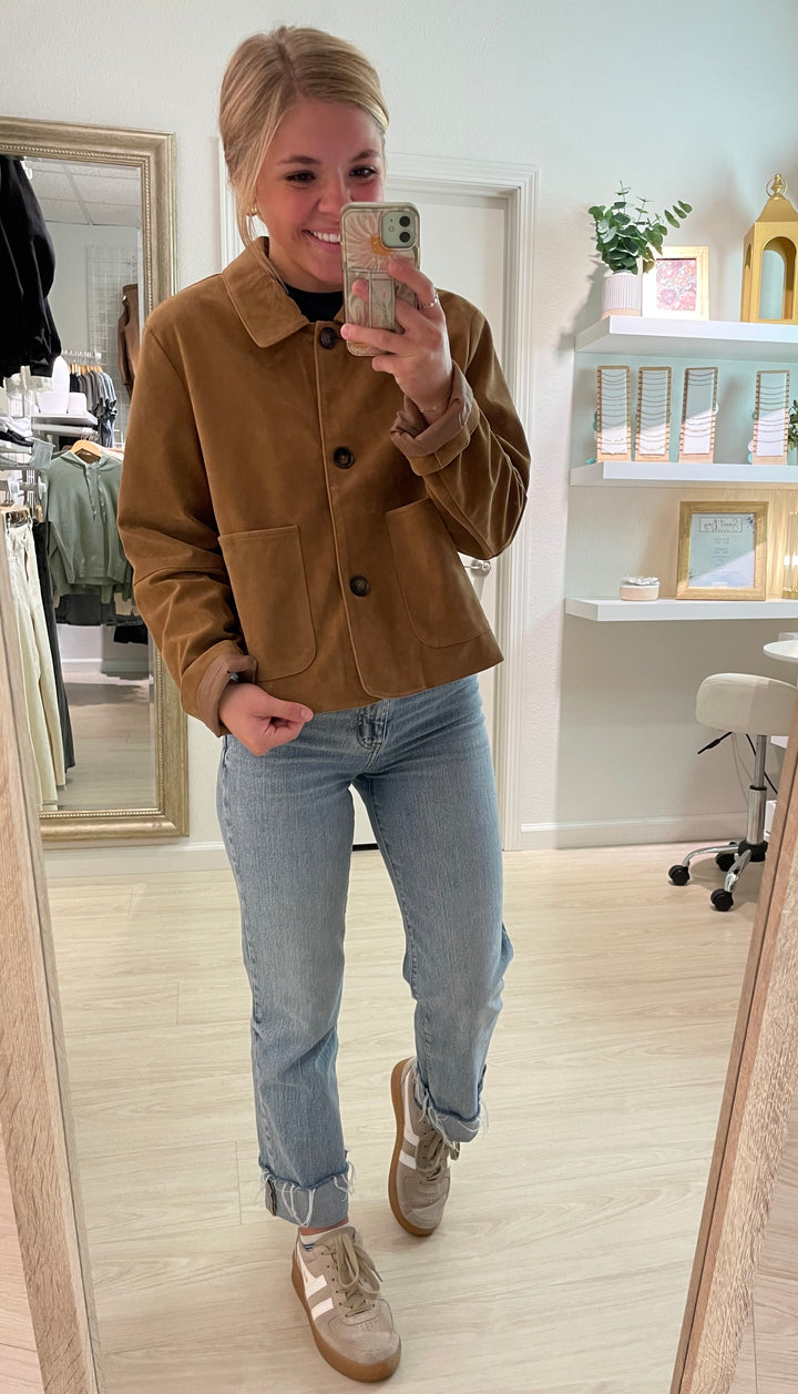 Eryn Suede Jacket