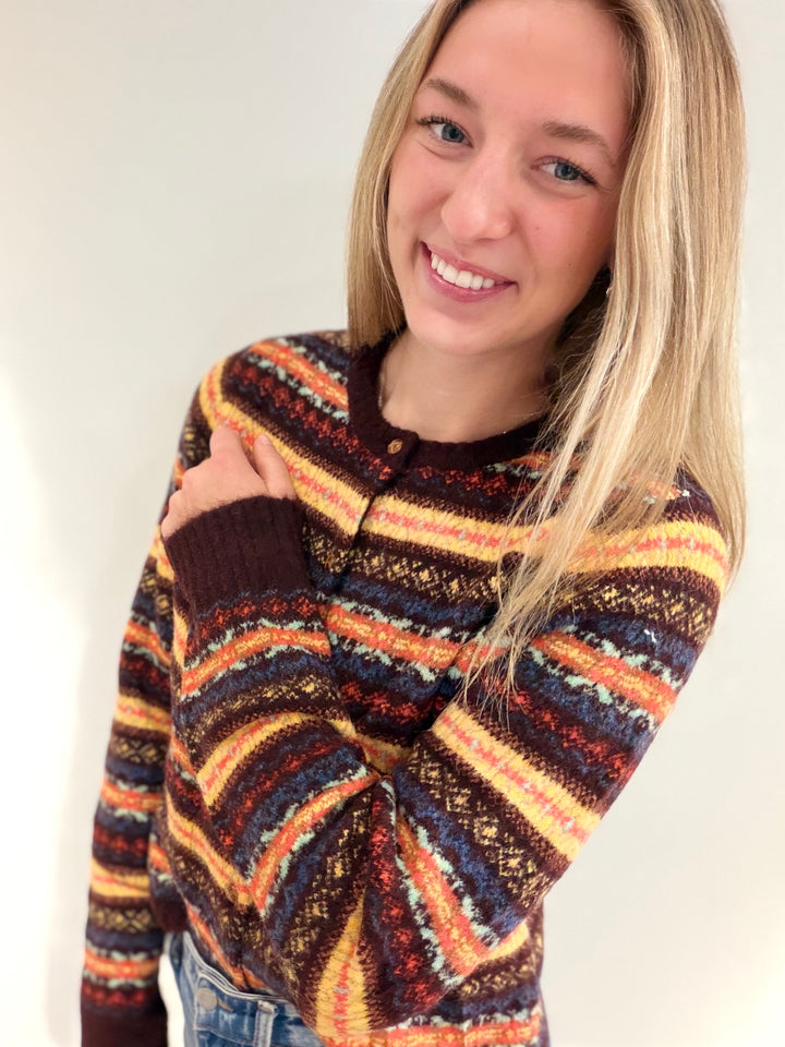 Vintage Fair Isle Cardi