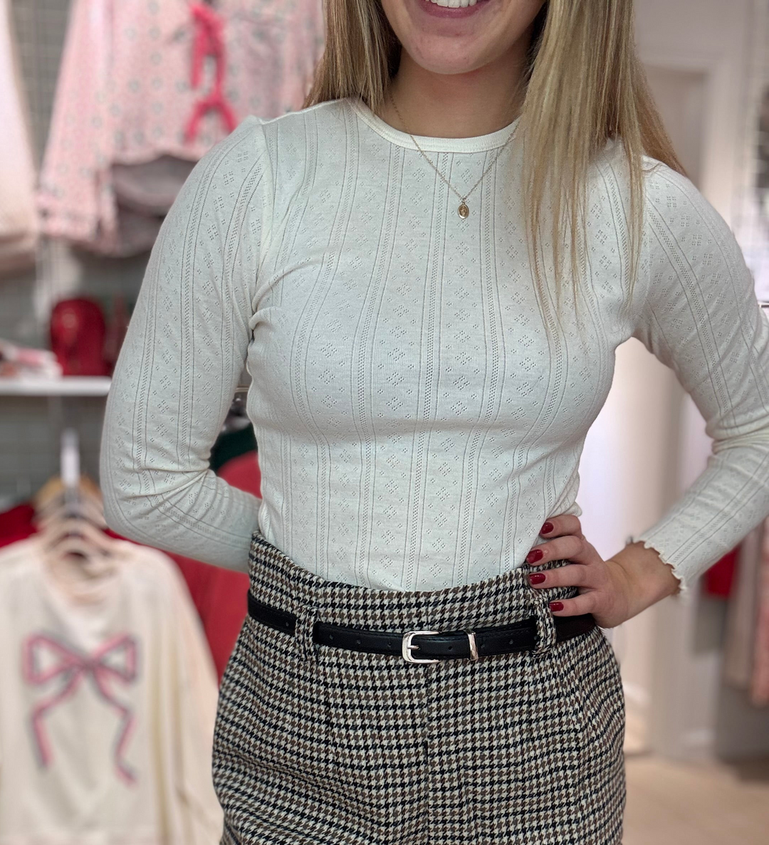 DAZE | Waverly Pointelle Tee