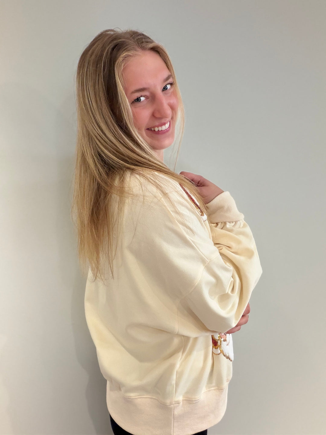 Santa Sequin Sweatshirt