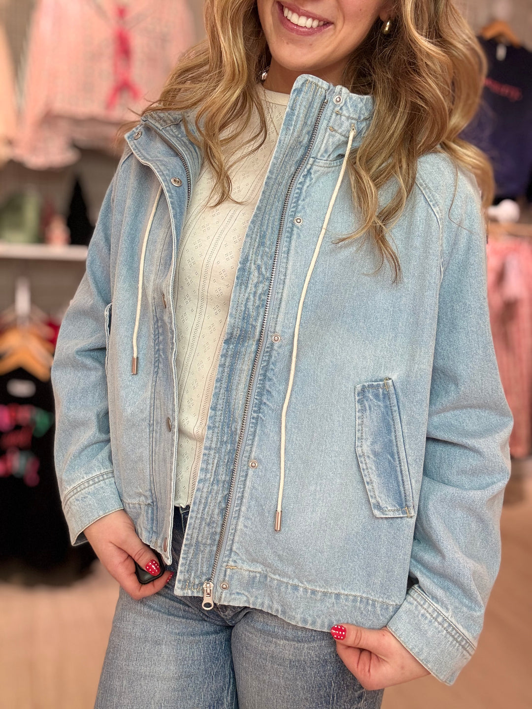 Raglan Hoodie Jacket