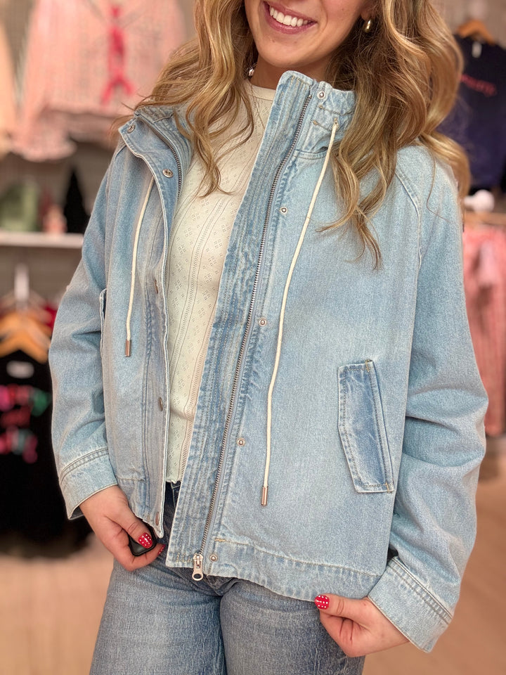 Raglan Hoodie Jacket