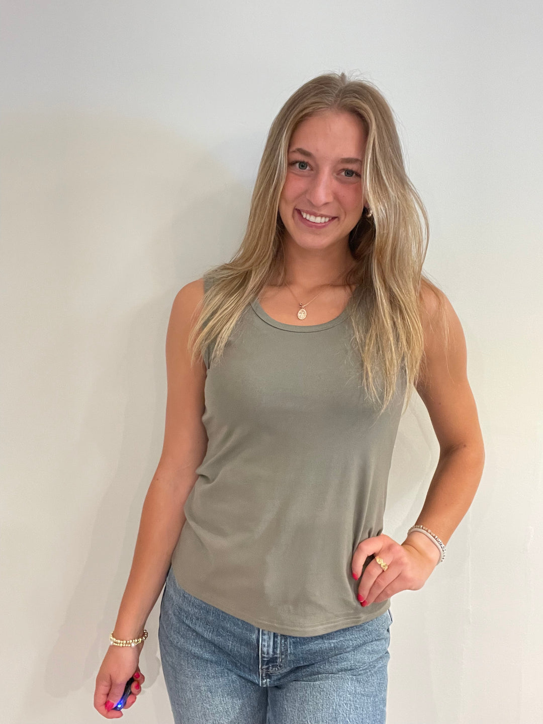 MikaRose Scoop Neck Tank