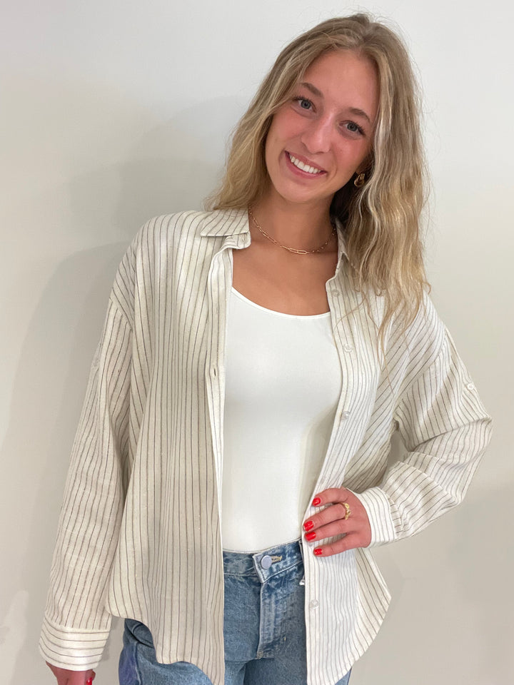 Golden Hem Top