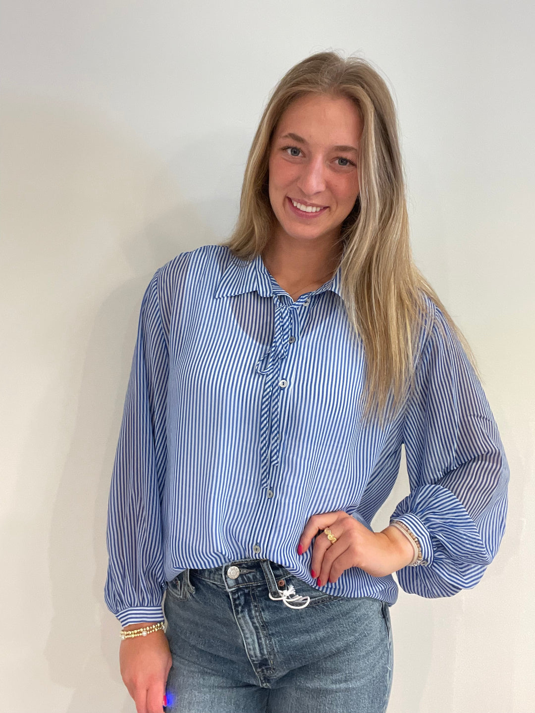 Flowy Stripe Blouse