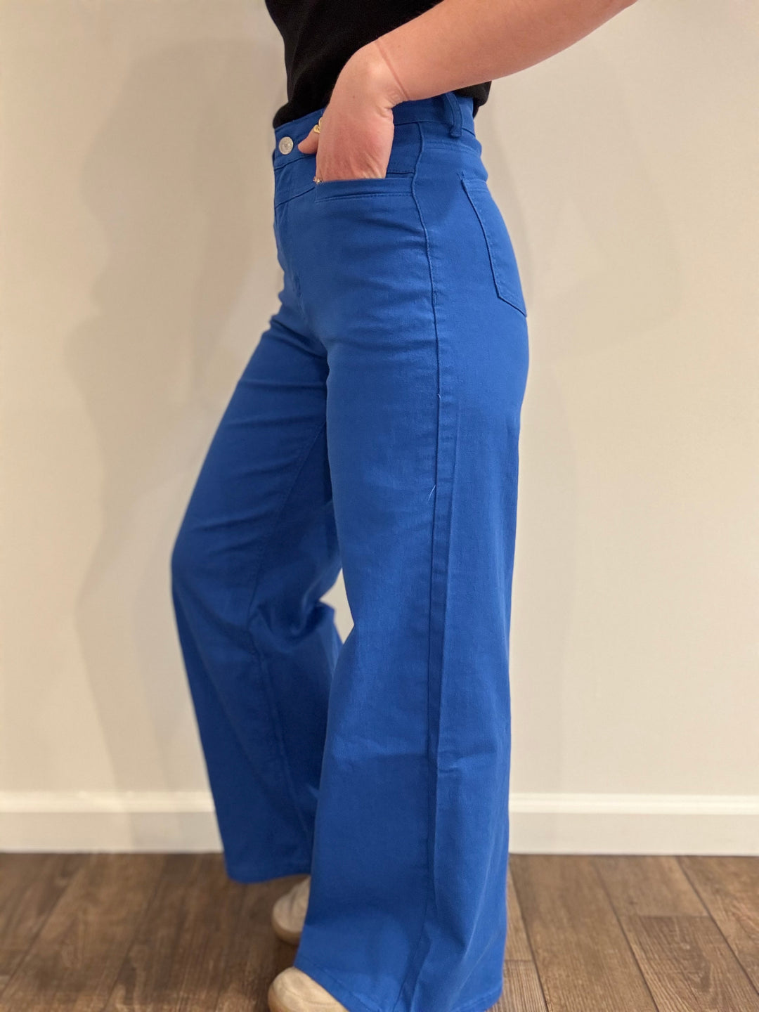 Royal Blue Wide Leg Pants