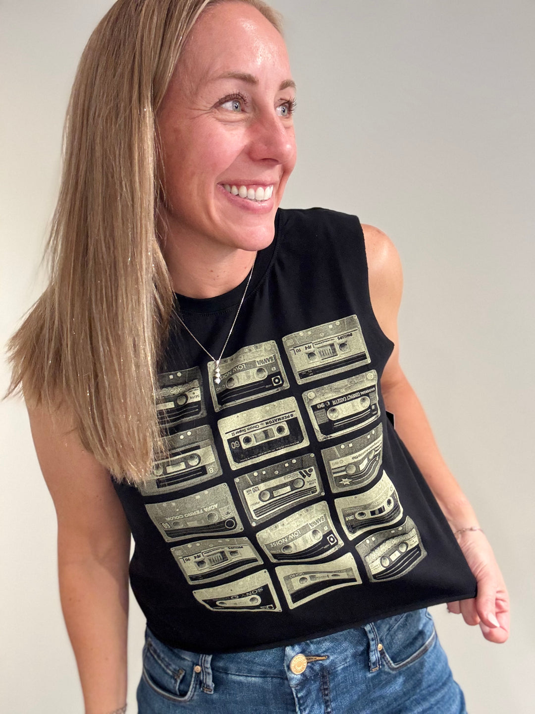 Cassette Graphic Top