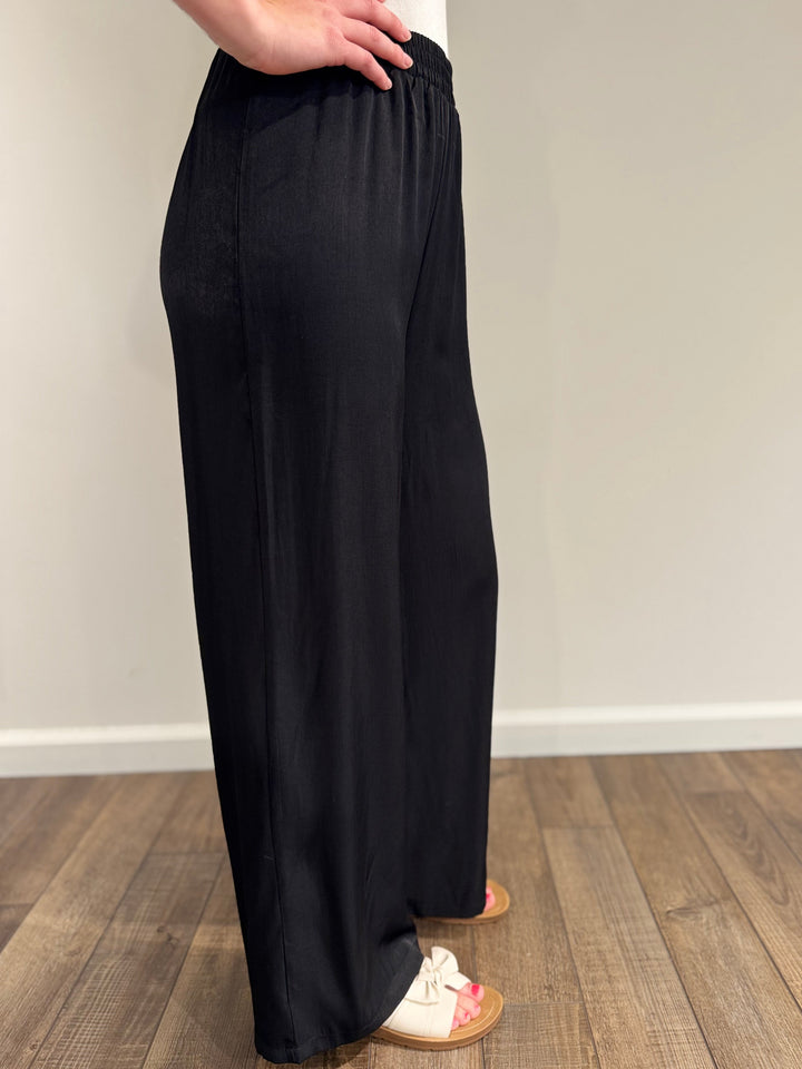 Black Woven Pants
