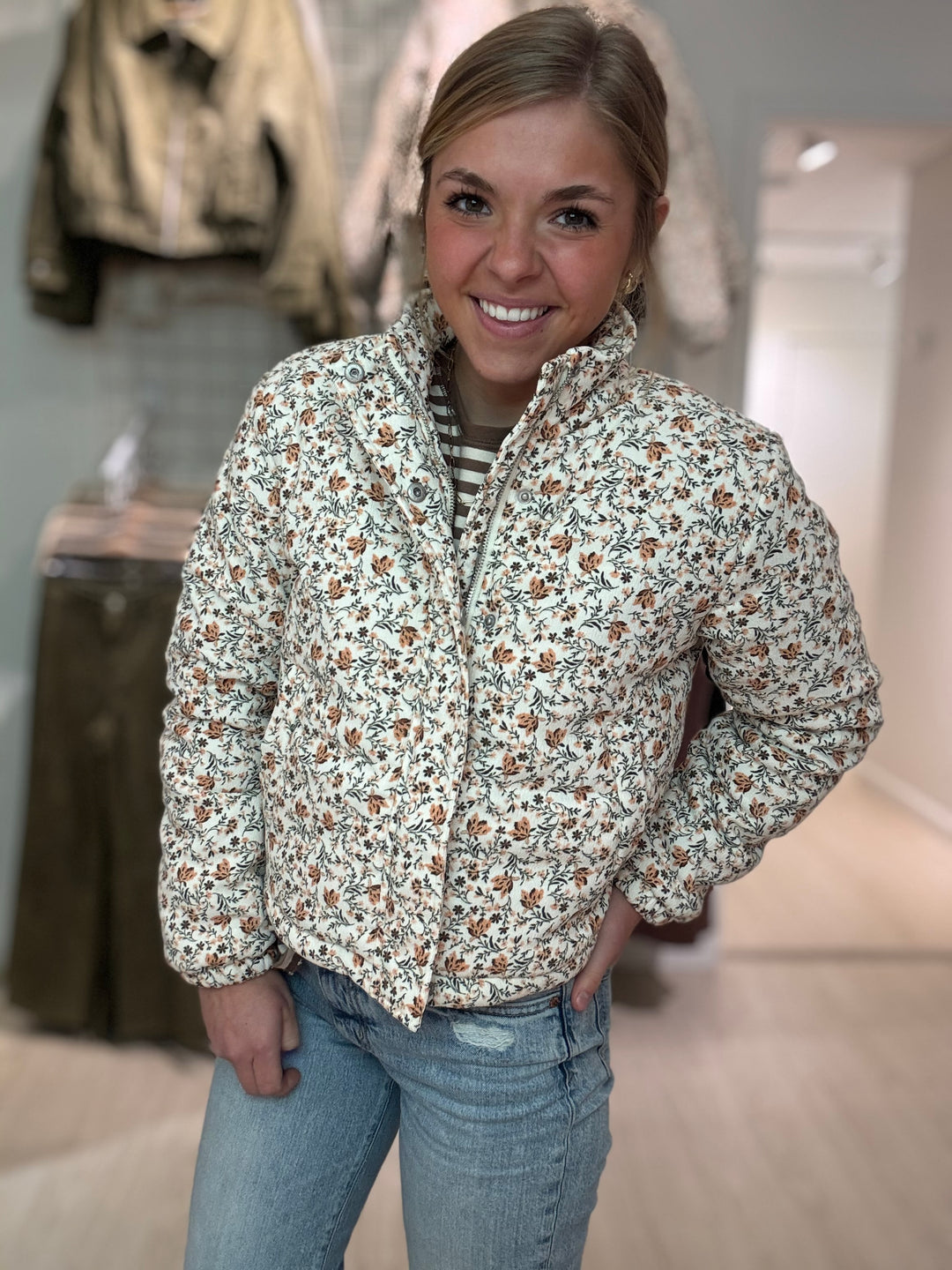 Just Looking Floral Jacket