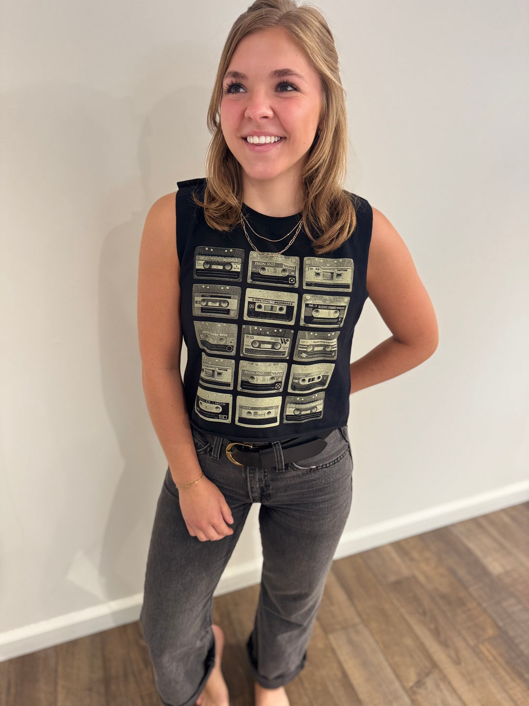 Cassette Graphic Top