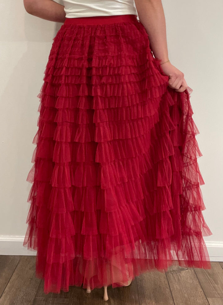 Ruffled Maxi