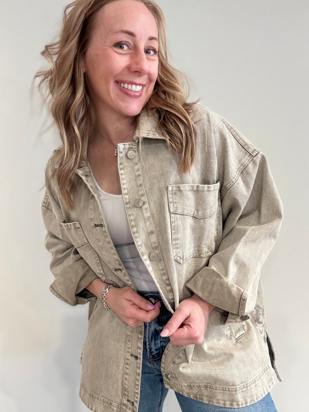 Washed Denim Jacket