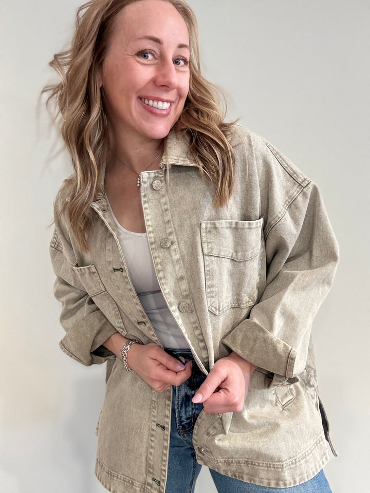 Washed Denim Jacket