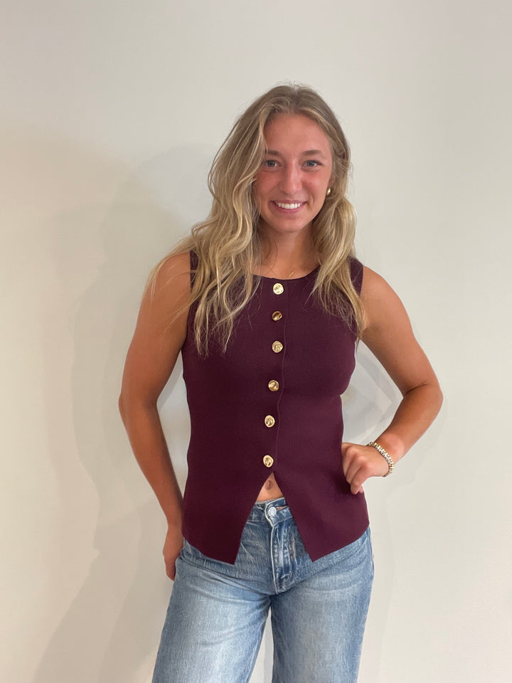 Velvet Merlot Vest