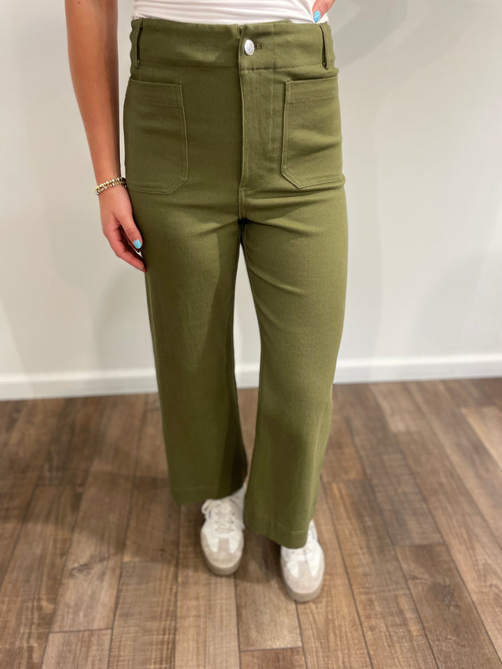 Soft Washed Wide Leg Pants