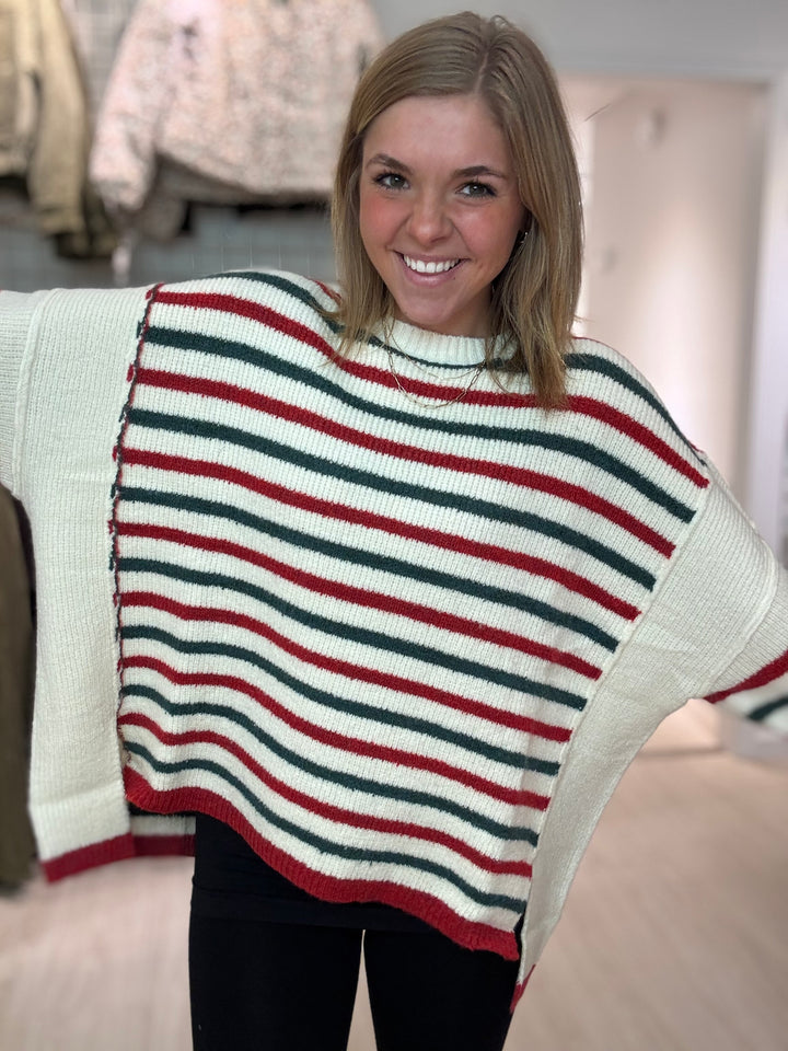 Holiday Striped Sweater