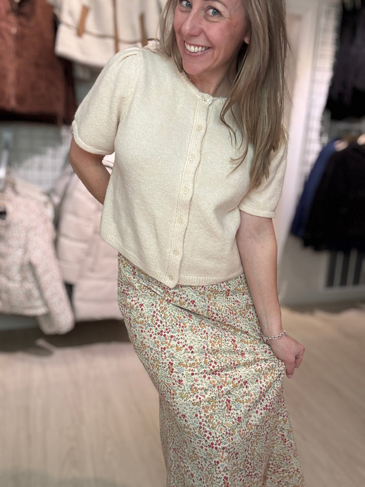 Floral Midi Skirt