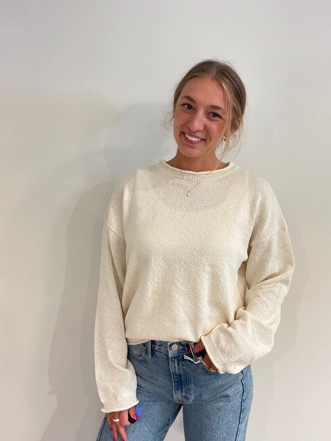 White Sand Sweater